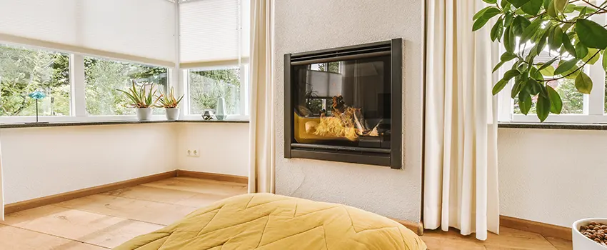 Residential Fireplace Ceramic Glass Installation in Bellevue, WA