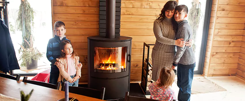 Morso Cast Iron Fireplace Insert Installation in Bellevue, Washington