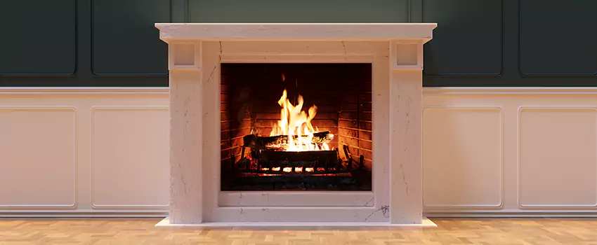 Open Flame Wood-Burning Fireplace Installation Services in Bellevue, Washington