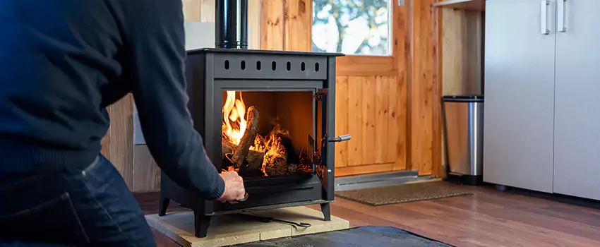 Open Hearth Wood Fireplace Installation in Bellevue, WA