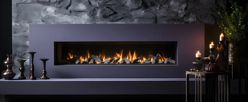 Ember Bed for Ventless Gas Fireplace in Bellevue, WA