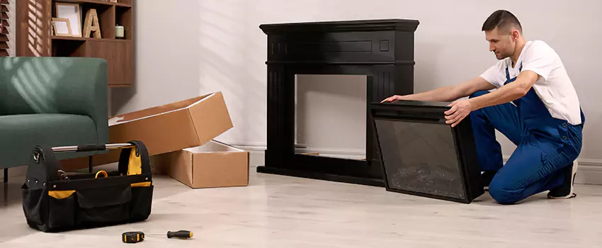Old Rusted Metal Fireplace Repair And Replacement in Bellevue, WA