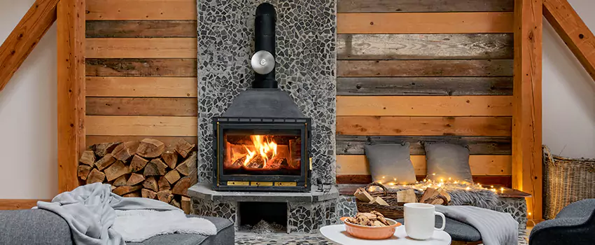 Thelin Hearth Products Direct Vent Gas Stove Fireplace Inspection in Bellevue, Washington